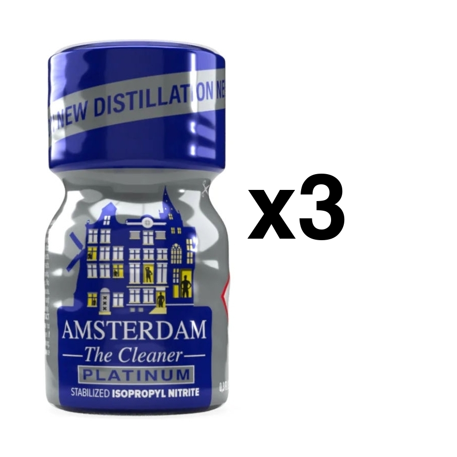 BGP Leather Cleaner AMSTERDAM PLATINUM 10ml X3 1 BGP Leather Cleaner AMSTERDAM PLATINUM 10ml X3