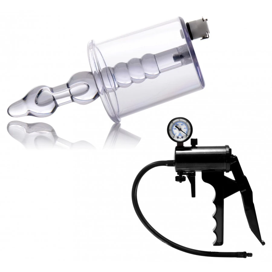 Tom Of Finland Pack Cylindre Pour Rose Anale + Pompe à Main 1 Tom Of Finland Pack Cylindre Pour Rose Anale + Pompe à Main