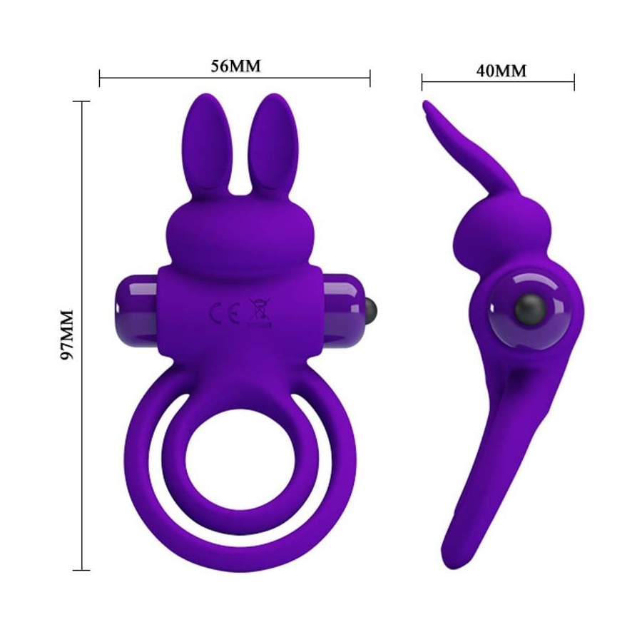 Pretty Love Anneau Vibrant Rabbit BUNNY RING 27mm 6 Pretty Love Anneau Vibrant Rabbit BUNNY RING 27mm – Image 6