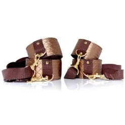 Allure X-Play Attaches Chevilles-poignets MY DESIRE Bronze