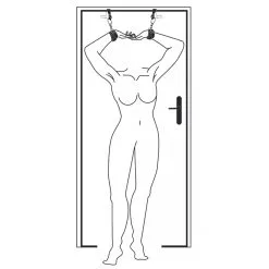 Easytoys Fetish Collection Attaches Menottes De Porte DOOR JAM Simili -FÉMINITÉS boutique attaches menottes de porte door jam simili 2