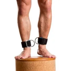 665 Attaches Néoprène Noir-Bleu -FÉMINITÉS boutique attaches neoprene noir bleu 2