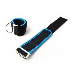 665 Attaches Néoprène Noir-Bleu