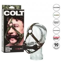CalExotics Bâillon à Sangles Avec Os BONE GAG Camouflage 8 CalExotics Bâillon à Sangles Avec Os BONE GAG Camouflage -FÉMINITÉS boutique baillon a sangles avec os bone gag camouflage 3