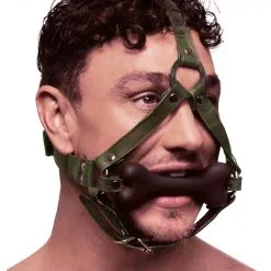 CalExotics Bâillon à Sangles Avec Os BONE GAG Camouflage 9 CalExotics Bâillon à Sangles Avec Os BONE GAG Camouflage -FÉMINITÉS boutique baillon a sangles avec os bone gag camouflage 4