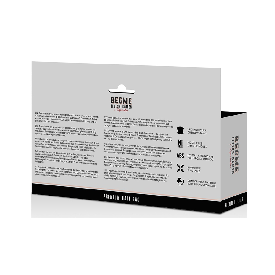 Bâillon Boule BEGME Noir 5 Bâillon Boule BEGME Noir – Image 5