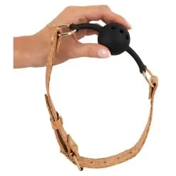 Bâillon Boule En Liège VEGAN FETISH 6 Bâillon Boule En Liège VEGAN FETISH -FÉMINITÉS boutique baillon boule en liege vegan fetish 2