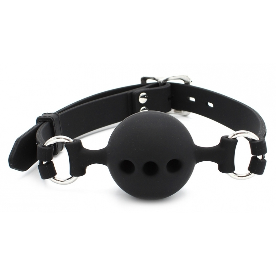 Kiotos Bâillon Boule Percée BALL GAG 43mm 2 Kiotos Bâillon Boule Percée BALL GAG 43mm – Image 2