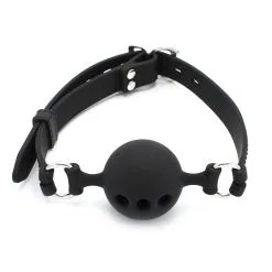 Kiotos Bâillon Boule Percée BALL GAG 43mm 6 Kiotos Bâillon Boule Percée BALL GAG 43mm -FÉMINITÉS boutique baillon boule percee ball gag 43mm 2