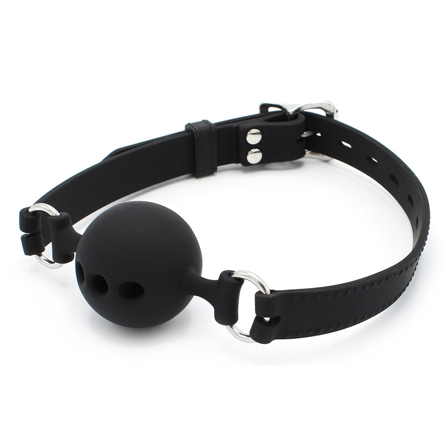 Kiotos Bâillon Boule Percée BALL GAG 43mm 1 Kiotos Bâillon Boule Percée BALL GAG 43mm