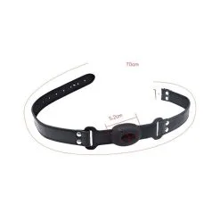 Generique Baillon DROOL HOLE Noir -FÉMINITÉS boutique baillon drool hole noir 3