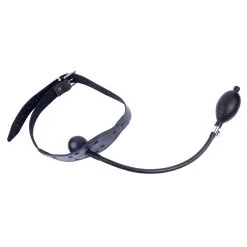 The Red Bâillon Gonflable En Cuir Avec Boule 7 The Red Bâillon Gonflable En Cuir Avec Boule -FÉMINITÉS boutique baillon gonflable en cuir avec boule 2