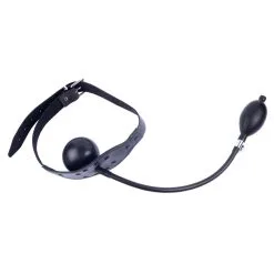 The Red Bâillon Gonflable En Cuir Avec Boule 8 The Red Bâillon Gonflable En Cuir Avec Boule -FÉMINITÉS boutique baillon gonflable en cuir avec boule 3