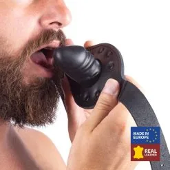 The Red Bâillon Gonflable En Cuir Embout Pénis 6cm