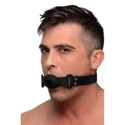 STRICT Baillon Hollow Silicone -FÉMINITÉS boutique baillon hollow silicone 4