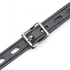 Kiotos Baillon Sm HOOK Simili Noir -FÉMINITÉS boutique baillon sm hook simili noir 3