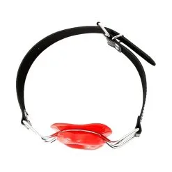 KINKgear Bâillon SM LIPS Rouge 10 KINKgear Bâillon SM LIPS Rouge -FÉMINITÉS boutique baillon sm lips rouge 3