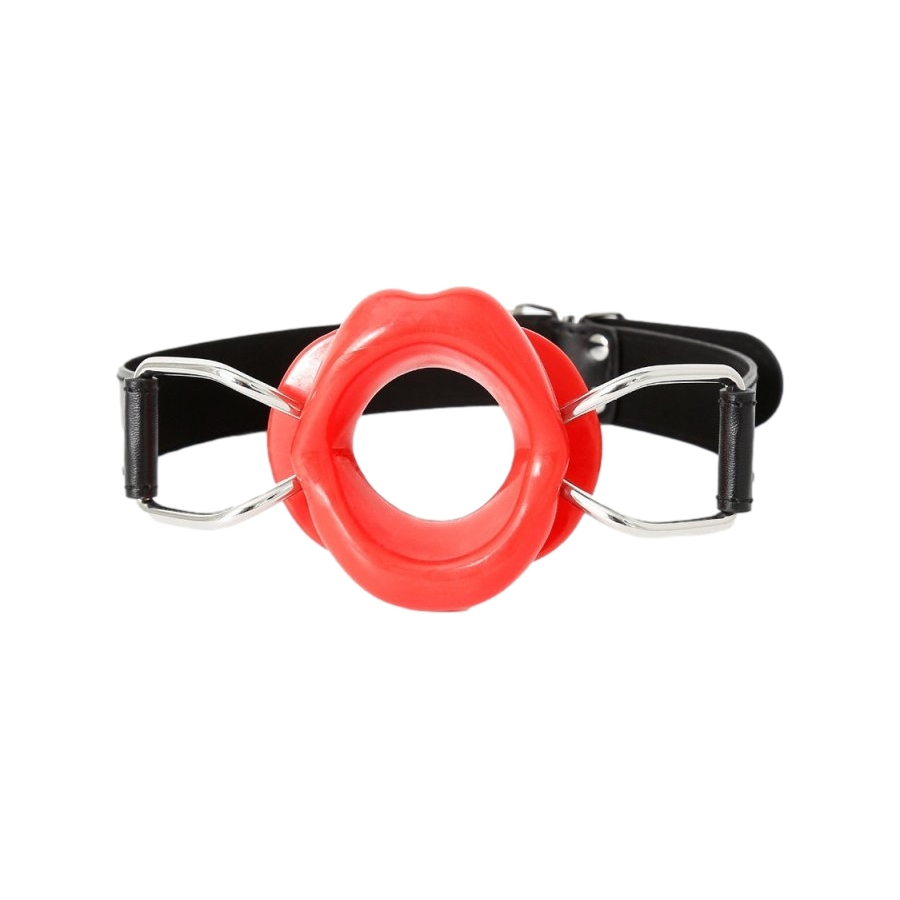 KINKgear Bâillon SM LIPS Rouge 7 KINKgear Bâillon SM LIPS Rouge – Image 7