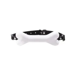 Kinky Puppy Baillon SM Os Blanc