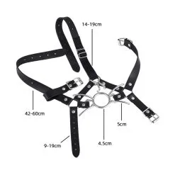 FUKR Baillon SPIDER Avec Crochet Nasal 13 FUKR Baillon SPIDER Avec Crochet Nasal -FÉMINITÉS boutique baillon spider avec crochet nasal 6