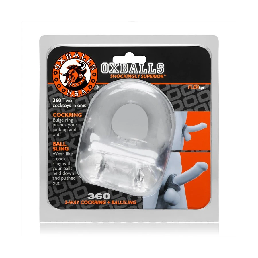 Oxballs Ballstretcher 360 Two Cocktoys Clear 2 Oxballs Ballstretcher 360 Two Cocktoys Clear – Image 2