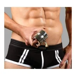 Generique Ballstretcher En Métal LOCKABLE 20mm | Poids 325gr -FÉMINITÉS boutique ballstretcher en metal lockable 20mm poids 325gr 2