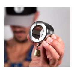 Generique Ballstretcher En Métal LOCKABLE 70mm | Poids 1270gr -FÉMINITÉS boutique ballstretcher en metal lockable 70mm poids 1270gr 2