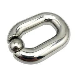 MenSteel Ballstretcher En Métal OVAL BALL M 45 X 25mm - 425g