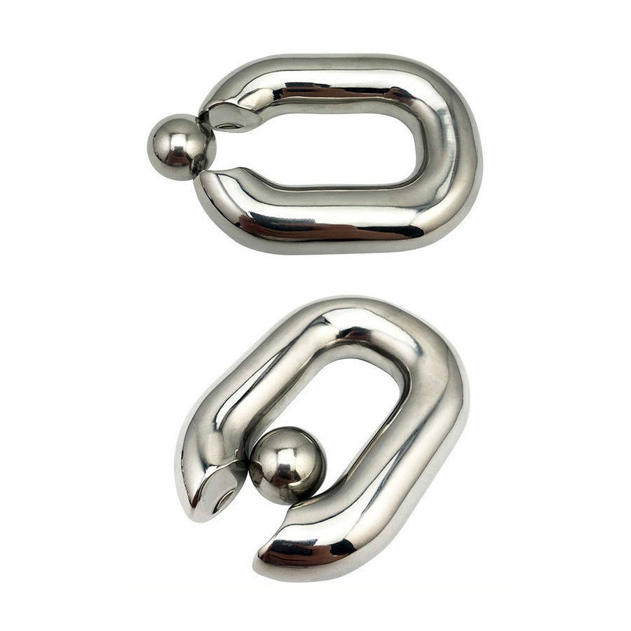 MenSteel Ballstretcher En Métal OVAL BALL M 45 X 25mm - 425g 5 MenSteel Ballstretcher En Métal OVAL BALL M 45 X 25mm - 425g – Image 5