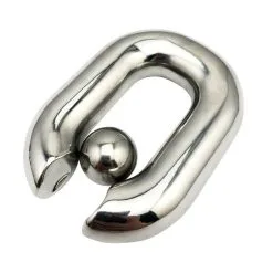 MenSteel Ballstretcher En Métal OVAL BALL S 45 X 20mm - 190g -FÉMINITÉS boutique ballstretcher en metal oval ball s 45 x 20mm 190g 2