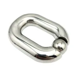 MenSteel Ballstretcher En Métal OVAL BALL S 45 X 20mm - 190g -FÉMINITÉS boutique ballstretcher en metal oval ball s 45 x 20mm 190g 3