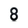 Beast Rings Ballstretcher En Silicone DOBLE RINGS Noir