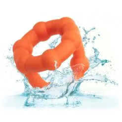 Alpha Ring Ballstretcher Silicone ALL STAR RING Alpha Orange -FÉMINITÉS boutique ballstretcher silicone all star ring alpha orange 5