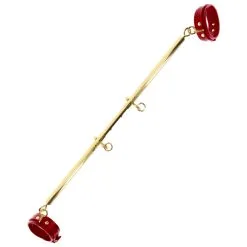 Barre Avec Menottes De Chevilles SPREADER Taboom Doré-Rouge