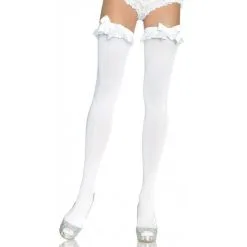 LEG AVENUE Bas Opaques Florina - Blancs