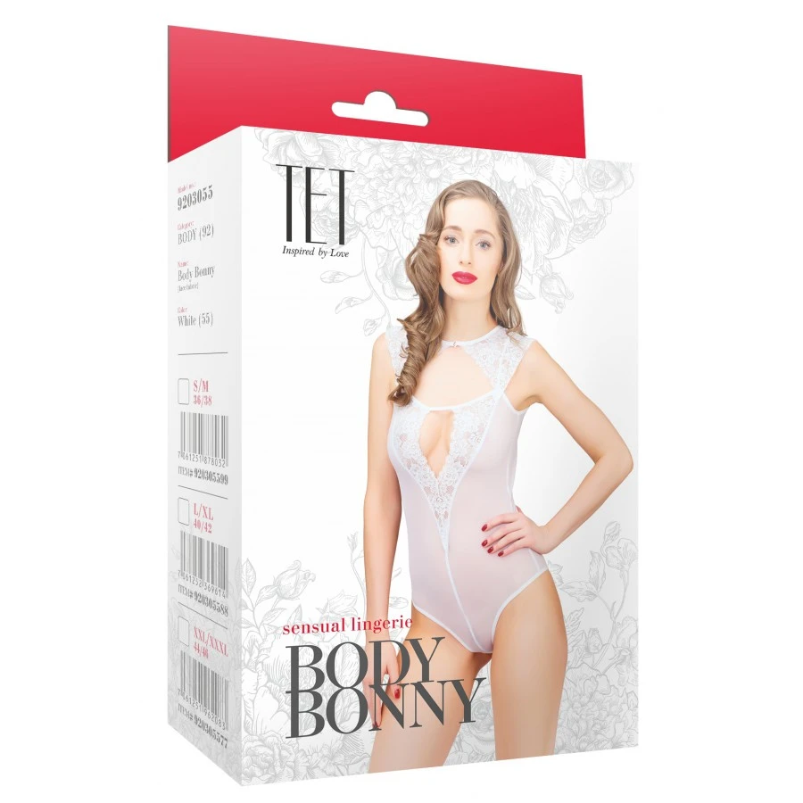 TET Lingerie Body Bonny - Blanc 3 TET Lingerie Body Bonny - Blanc – Image 3