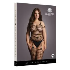 Le Desir Body Porte-Jarretelles SHREDDED Noir -FÉMINITÉS boutique body porte jarretelles shredded noir 4