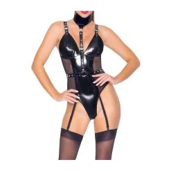 Black Level Body Porte-Jarretelles VINYL BODY CLAP Noir