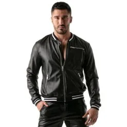 TOF Paris Bomber PILOT Noir 10 TOF Paris Bomber PILOT Noir -FÉMINITÉS boutique bomber pilot noir 3