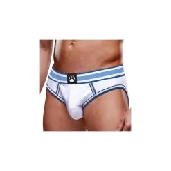 Prowler Underwear Bottomless OPEN BRIEF Prowler Blanc-Bleu Ciel