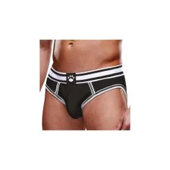 Prowler Underwear Bottomless OPEN BRIEF Prowler Noir-Blanc