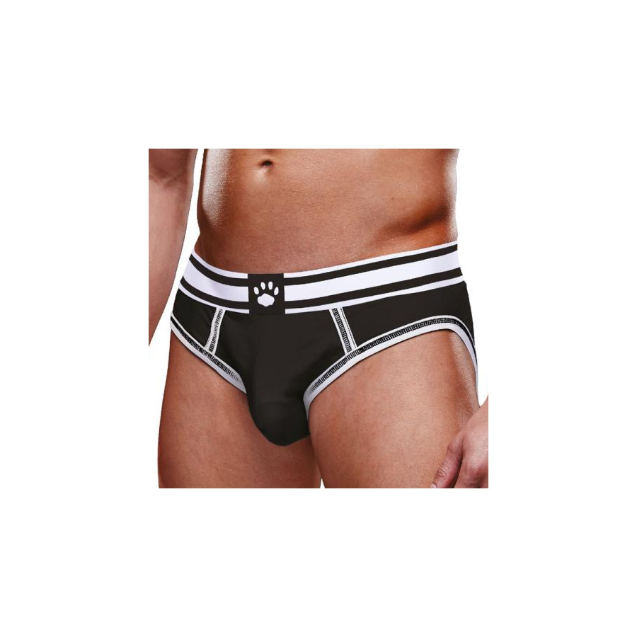 Prowler Underwear Bottomless OPEN BRIEF Prowler Noir-Blanc 1 Prowler Underwear Bottomless OPEN BRIEF Prowler Noir-Blanc