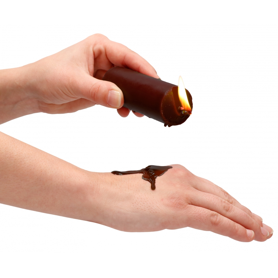 Ouch! Bougie WAX Arôme Chocolat 12cm 3 Ouch! Bougie WAX Arôme Chocolat 12cm – Image 3