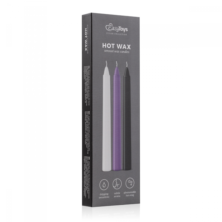 Easytoys Fetish Collection Bougies Sensuelles HOT WAX 17cm 2 Easytoys Fetish Collection Bougies Sensuelles HOT WAX 17cm – Image 2