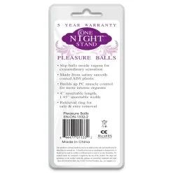 One Night Stand Boules De Geisha PLEASURE BALLS 10 X 3.5 Cm 5 One Night Stand Boules De Geisha PLEASURE BALLS 10 X 3.5 Cm -FÉMINITÉS boutique boules de geisha pleasure balls 10 x 35 cm 2