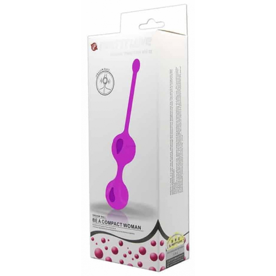 Boules De Geisha TIGHTEN UP II Pretty Love 8.5 X 3.2cm Violet 2 Boules De Geisha TIGHTEN UP II Pretty Love 8.5 X 3.2cm Violet – Image 2