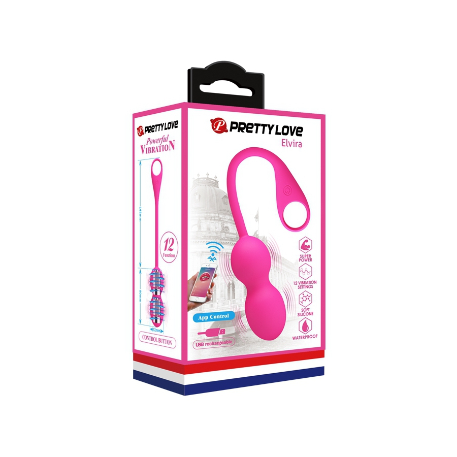 Pretty Love Boules De Geisha Vibrantes ELVIRA 8 X 3.2 Cm Rose 2 Pretty Love Boules De Geisha Vibrantes ELVIRA 8 X 3.2 Cm Rose – Image 2