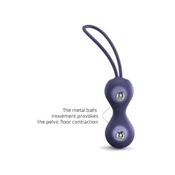 Boules De Kegel JOIA Love To Love 8 X 3.3cm Indigo -FÉMINITÉS boutique boules de kegel joia love to love 8 x 33cm indigo 2