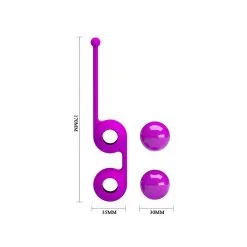 Pretty Love Boules KEGEL TIGHTEN UP III Violet -FÉMINITÉS boutique boules kegel tighten up iii violet 7
