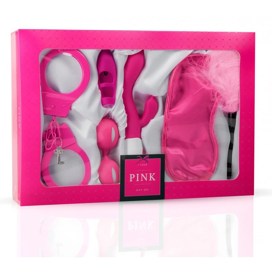LoveBoxxx Box Coquine I Love Pink Gift - 6 Pièces 1 LoveBoxxx Box Coquine I Love Pink Gift - 6 Pièces